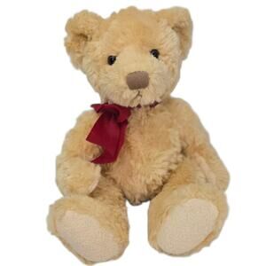 Russ Berrie Vintage Spencer Teddy Bear Frown Stuffed Animal Plush Toy‎ 7"